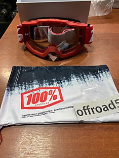 Очки 100% красные мотокросс/эндуро 